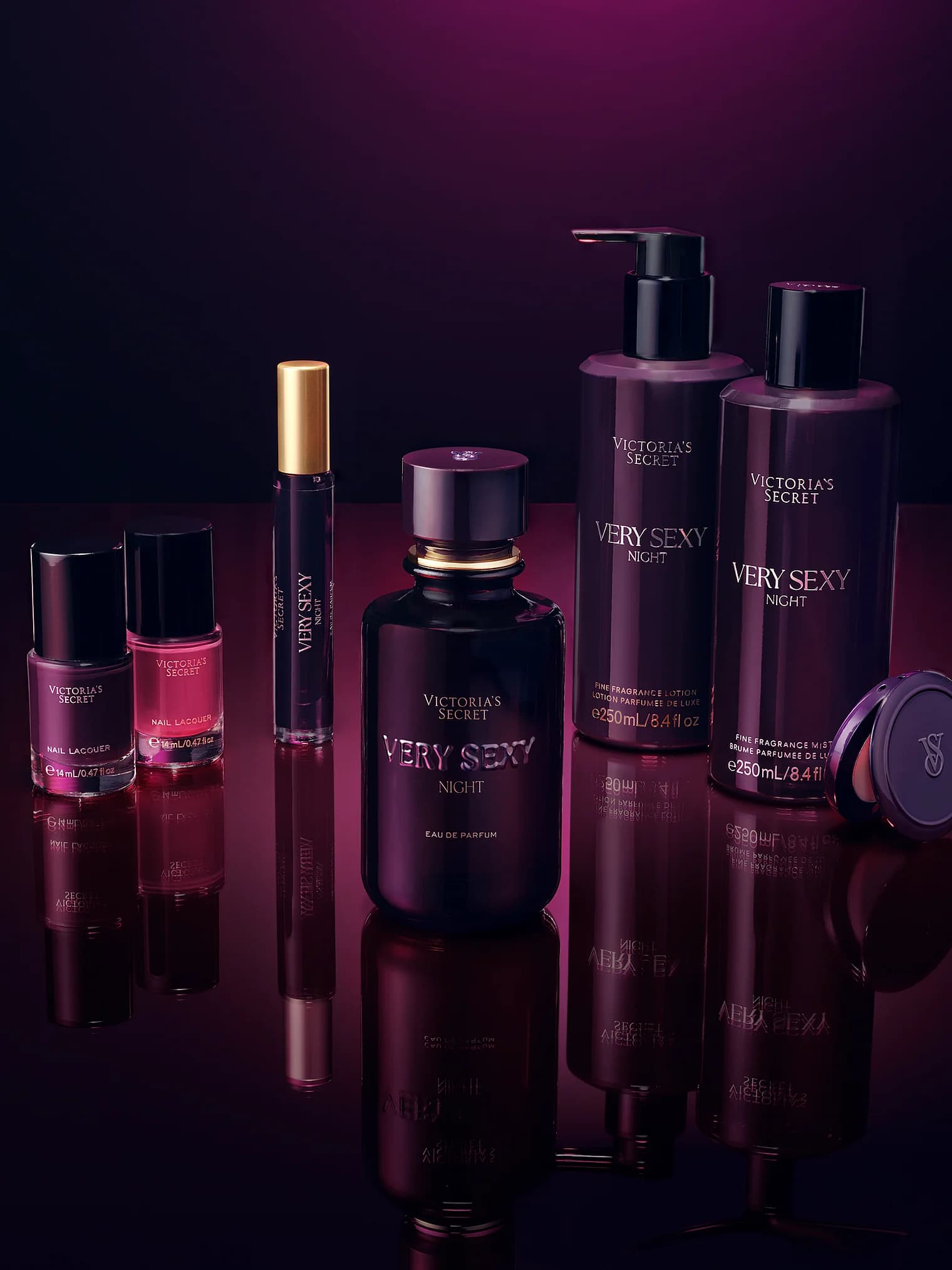 Парфумерія Victoria's Secret Парфумований міні спрей Victoria's Secret Very Sexy Night Travel Fine Fragrance Mist 75 мл - мініатюра фото 3