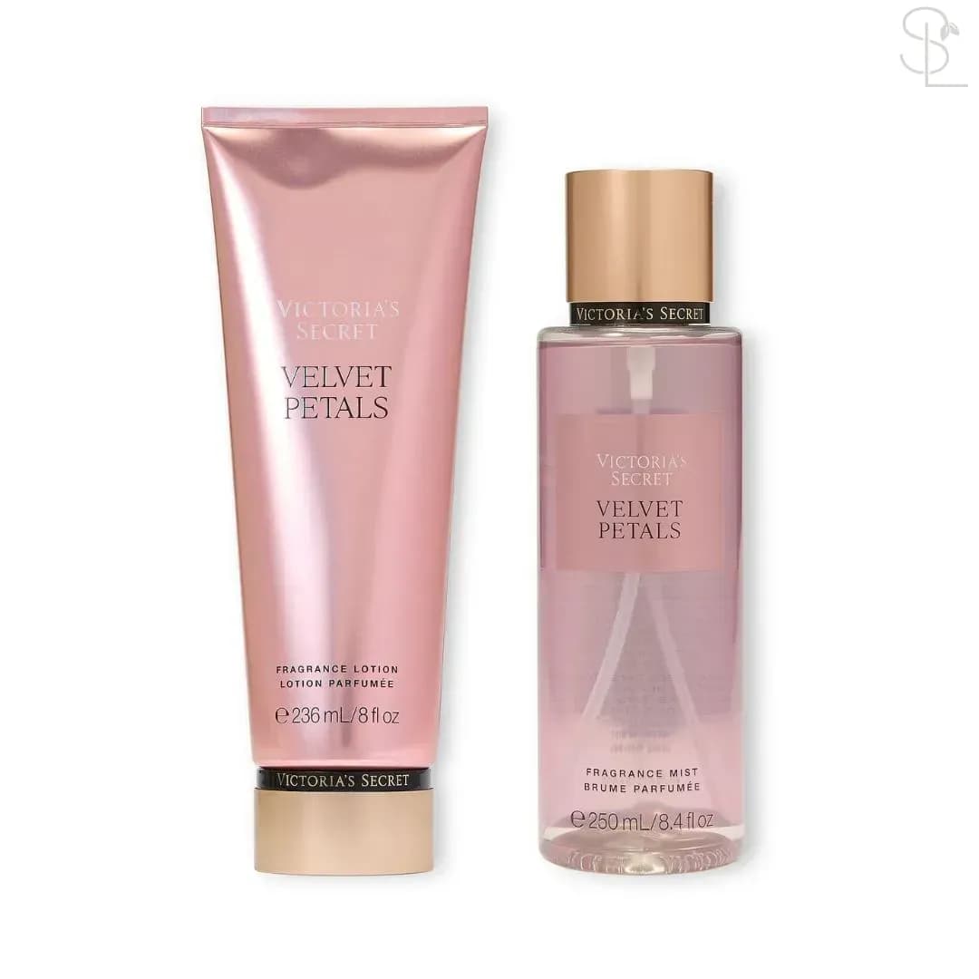 Подарункові набори Victoria's Secret Подарунковий набір Victoria's Secret Velvet Petals лосьйон та спрей - елітна косметика та оригінальна парфумерія в Beauty Place