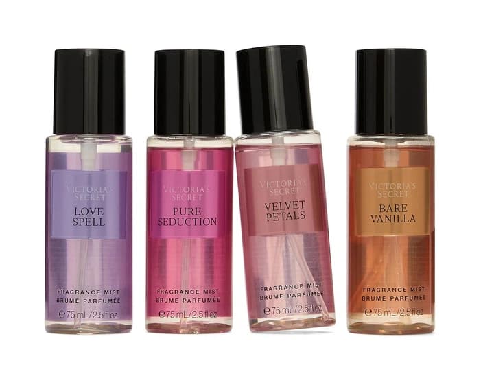 Подарункові набори Victoria's Secret Подарунковий набір Most Loved Mists Gift Set Victoria's Secret, 4шт/75мл - мініатюра фото 2