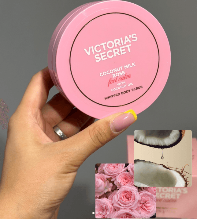 Догляд за тілом Victoria's Secret Скраб для тіла Victoria's Secret Coconut Milk Rose Whipped Body Scrub 216 г - елітна косметика та оригінальна парфумерія в Beauty Place