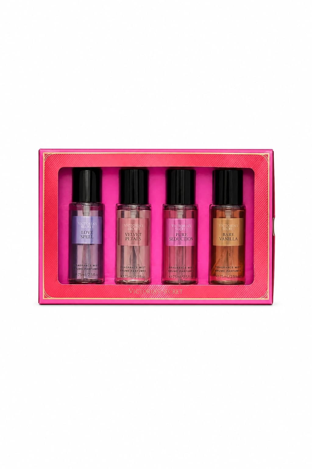 Подарункові набори Victoria's Secret Подарунковий набір Most Loved Mists Gift Set Victoria's Secret, 4шт/75мл - хіт продажу Beauty Place